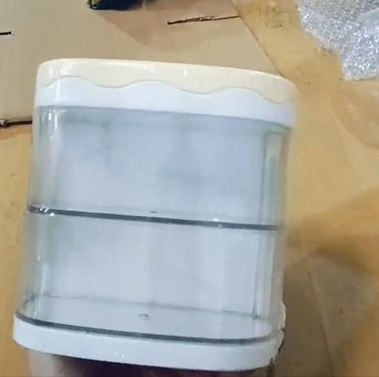 Multi-Functional Desk Organizer Pen Holder Double Layers Rotating